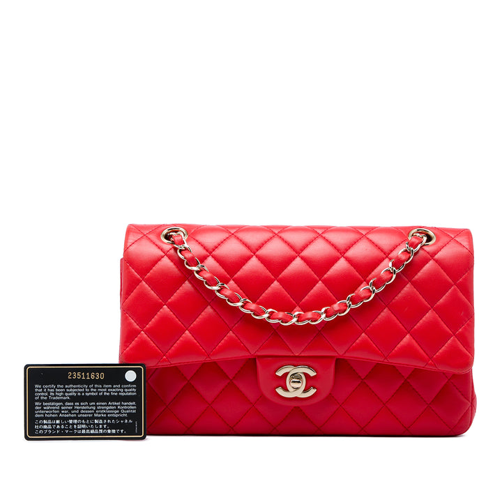 Chanel Medium Classic Cuir d'agneau Double rabat