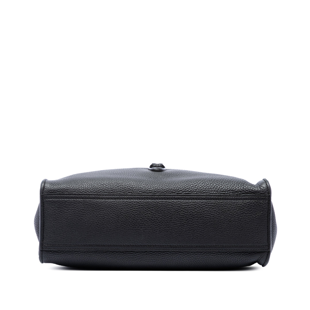 Gucci grainé Souple Jackie Cabas Petit Cuir de veau grainé Noir – vue 3 – GABY PARIS
