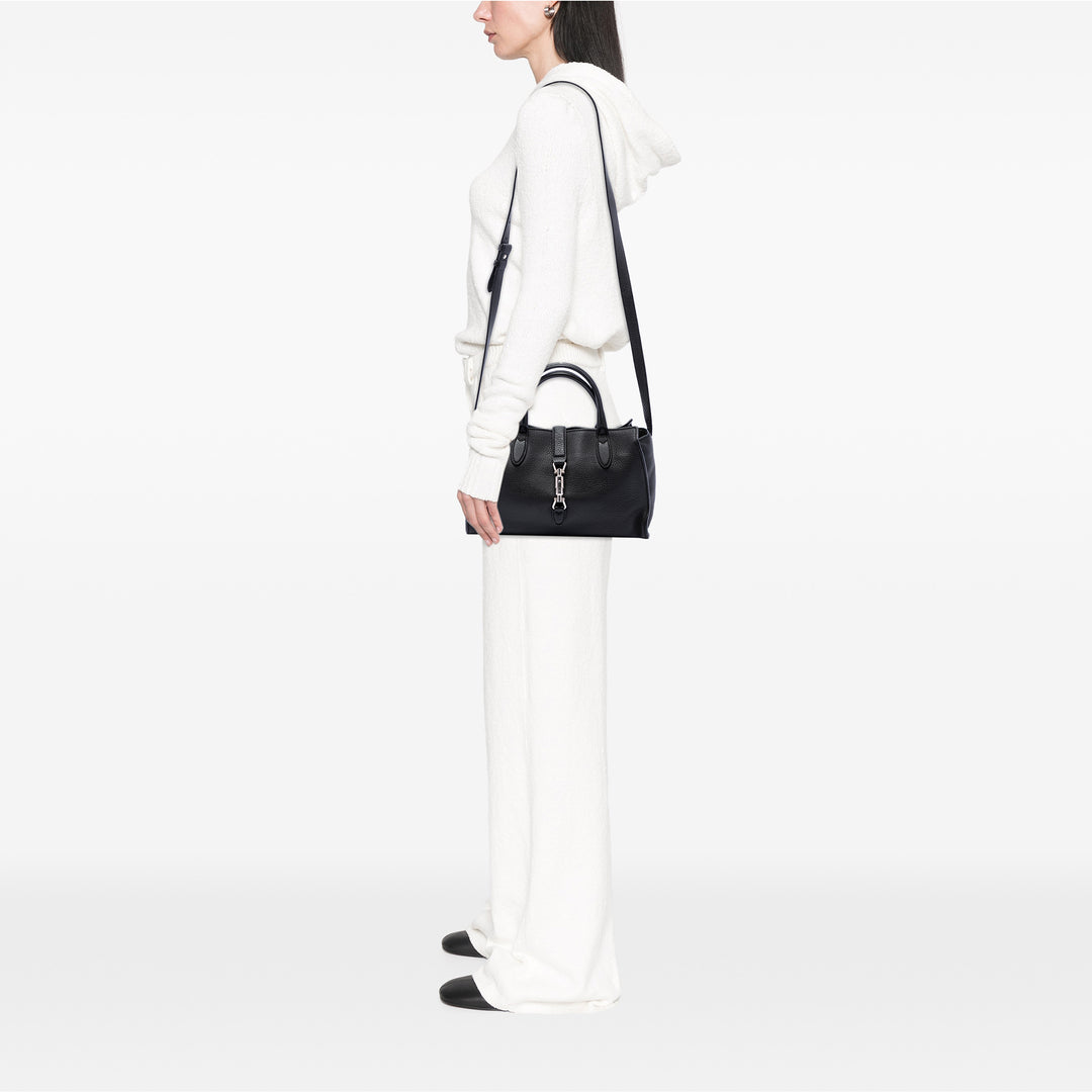 Gucci grainé Souple Jackie Cabas Petit Cuir de veau grainé Noir – vue 6 – GABY PARIS