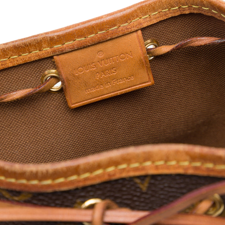 Noe Nano Monogram Marron