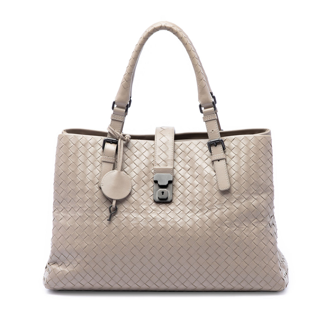 Bottega Veneta Medium Nappa Intrecciato Roma Cabas