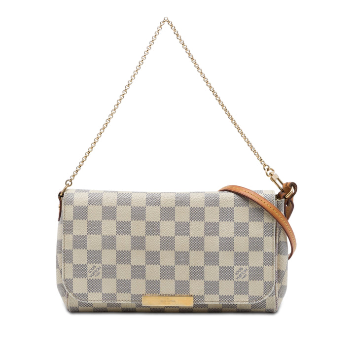 Louis Vuitton Favorite MM Damier Azur Blanc