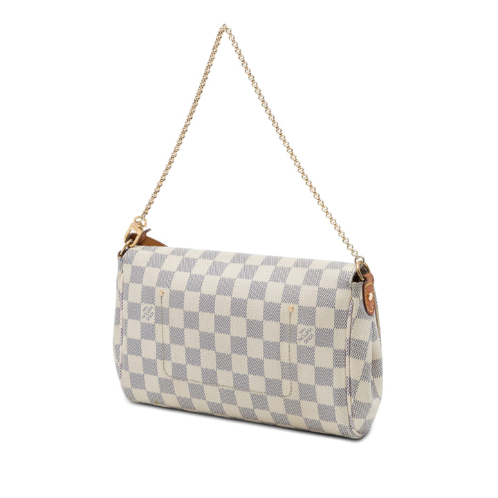 Louis Vuitton Favorite MM Damier Azur Blanc