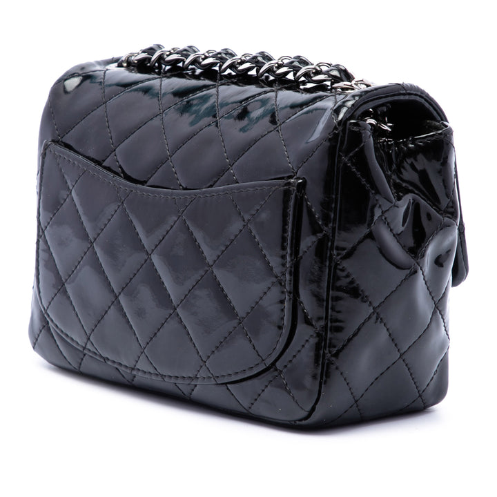 Chanel Classic Carré Rabat simple Mini Noir – vue 2 – GABY PARIS