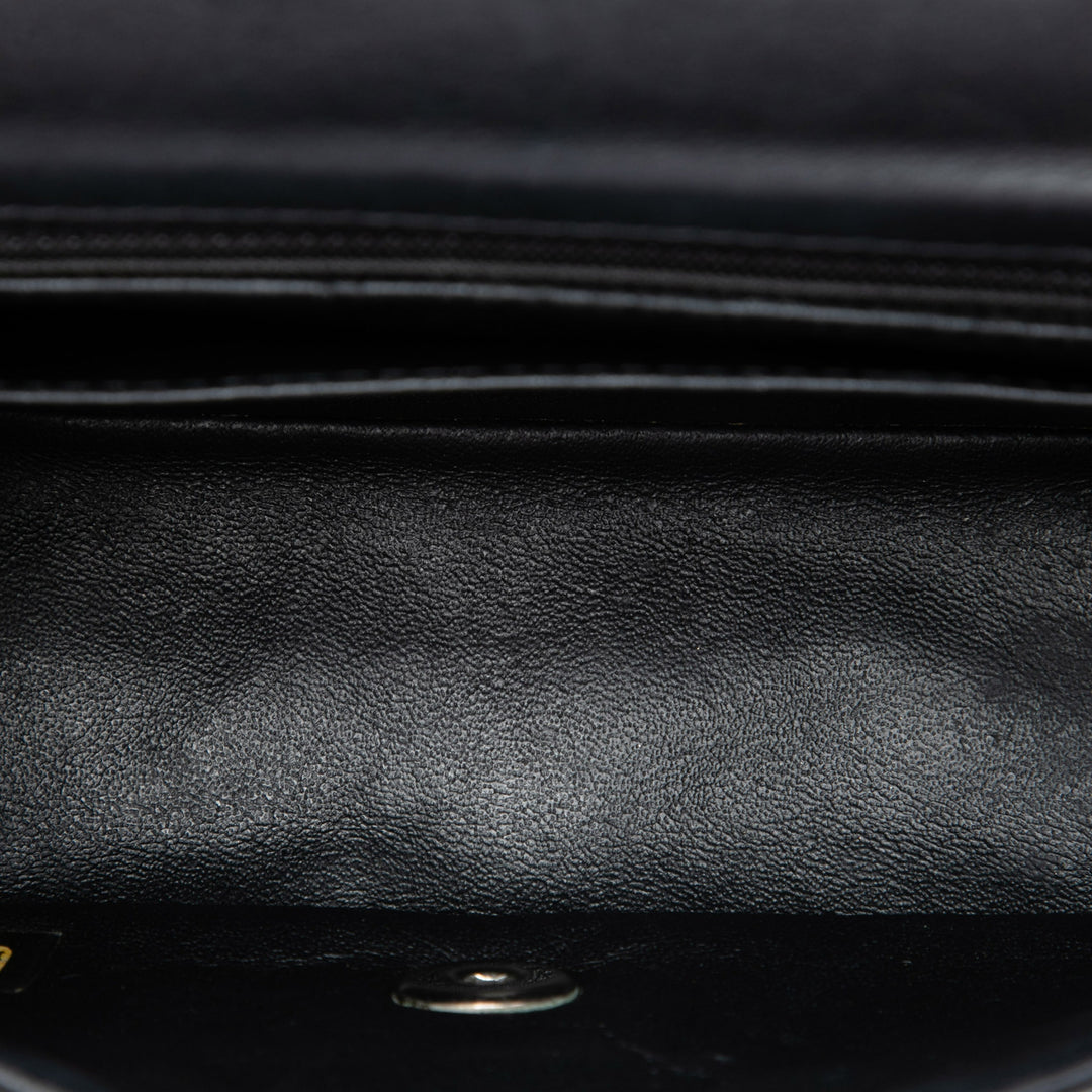 Chanel Classic Carré Rabat simple Mini Noir – vue 4 – GABY PARIS