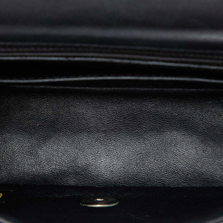 Chanel Classic Carré Rabat simple Mini Noir – vue 4 – GABY PARIS