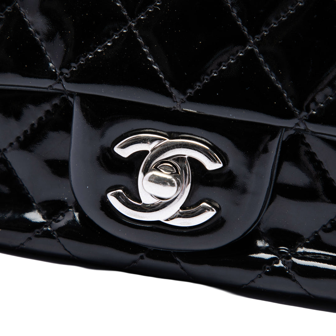 Chanel Classic Carré Rabat simple Mini Noir – vue 5 – GABY PARIS