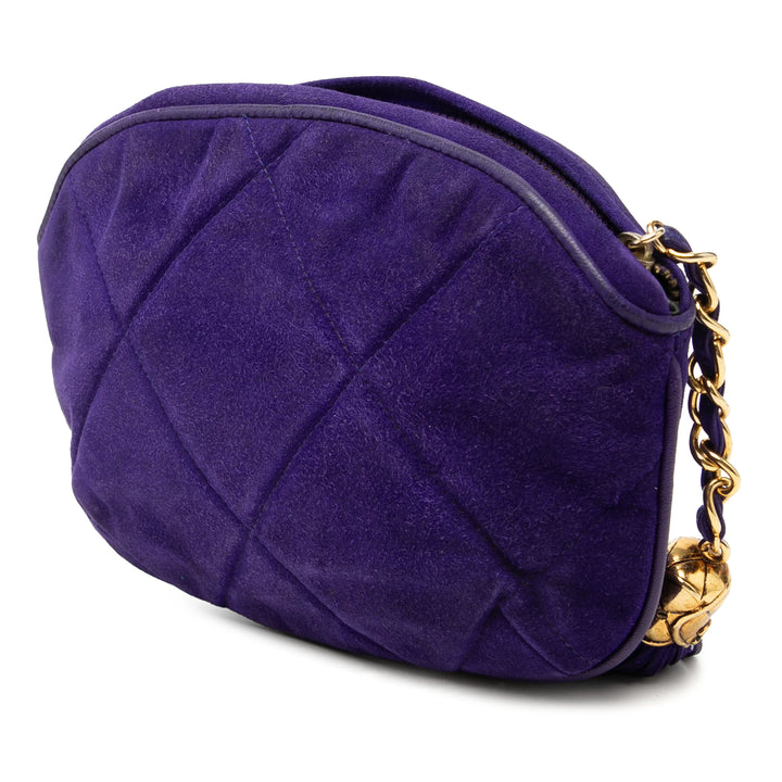 Chanel CC Daim Pompon Pochette