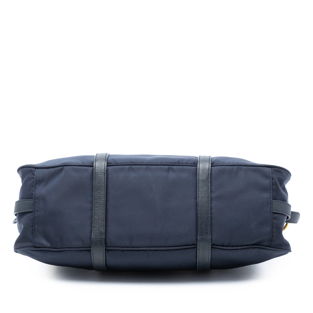 Prada Soft Veau à finitions Tessuto Sac