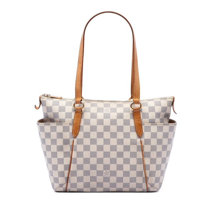 Totally PM Damier Azur Blanc