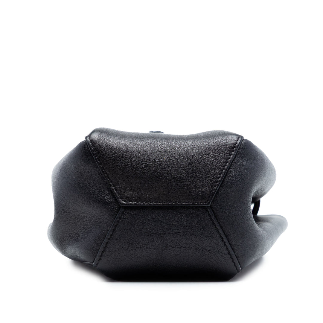 Saint Laurent Mini Cuir Monogram Embellished Bourse Bucket Sac