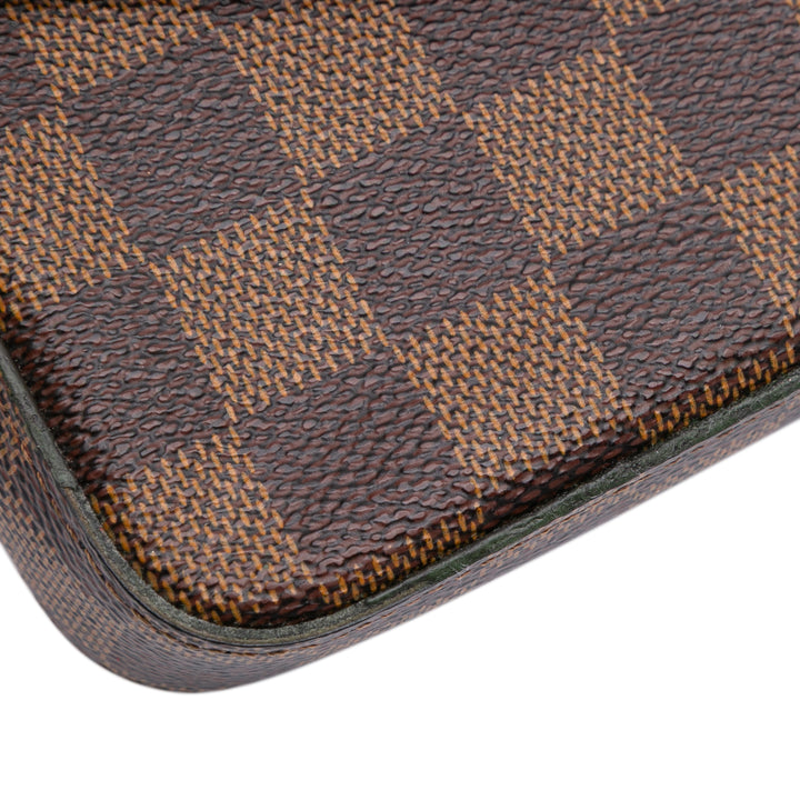 Damier Ebene Pochette Felicie Brown - Gaby Paris