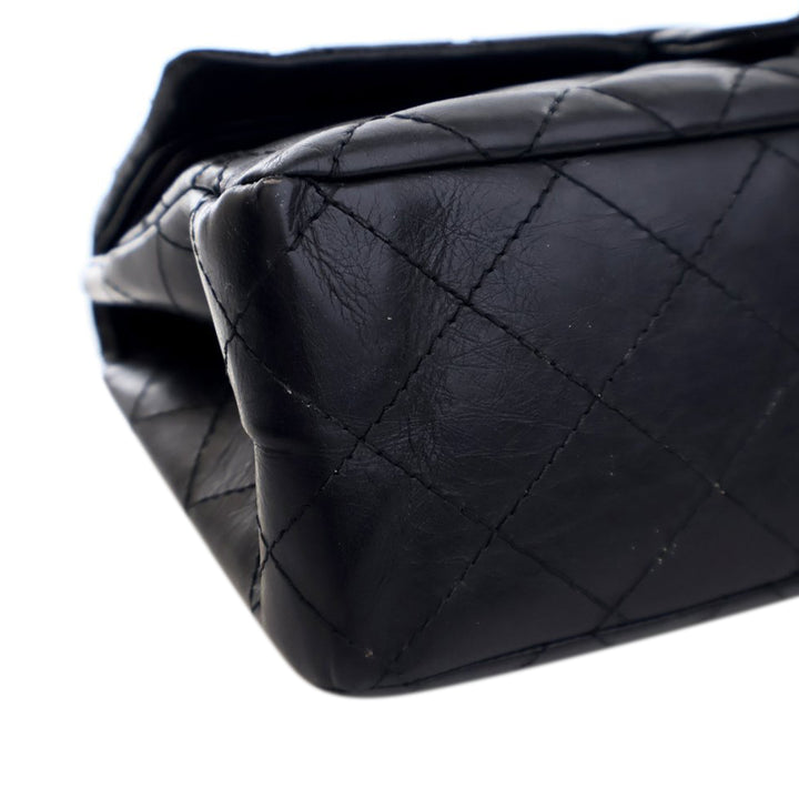 Chanel Matelassé vieilli Cuir de veau Reissue 2.55 Double rabat 227