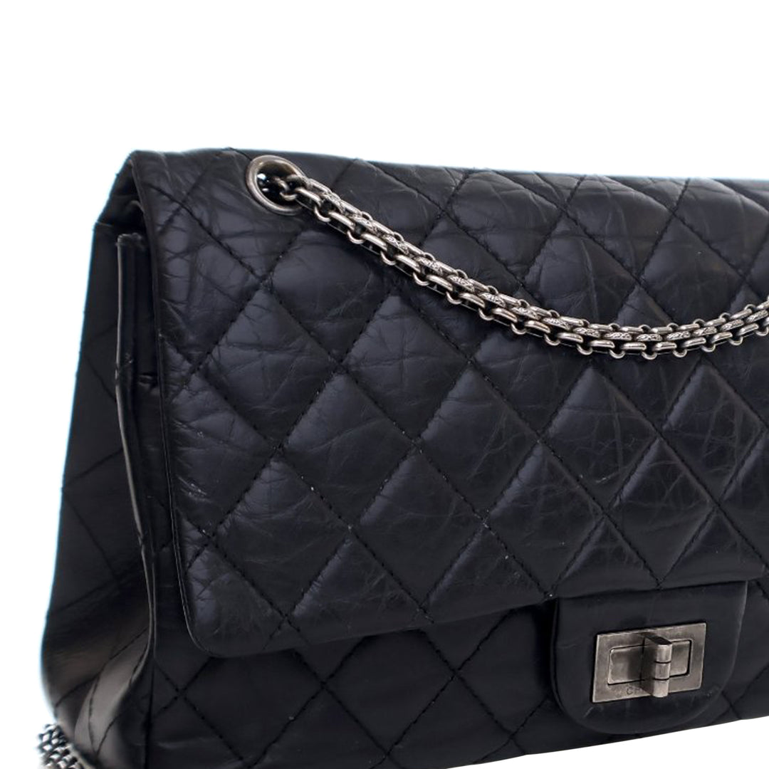 Chanel Matelassé vieilli Cuir de veau Reissue 2.55 Double rabat 227
