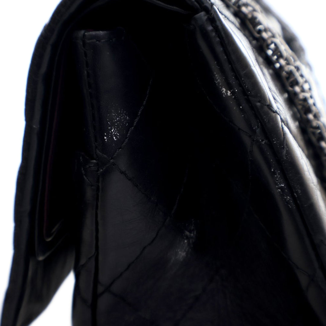 Chanel Matelassé vieilli Cuir de veau Reissue 2.55 Double rabat 227