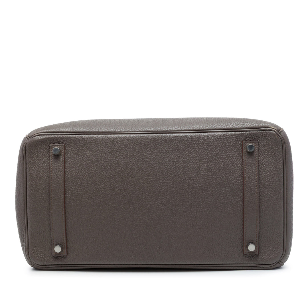 Hermès Birkin Retourne 35 Togo Gris – vue 3 – GABY PARIS