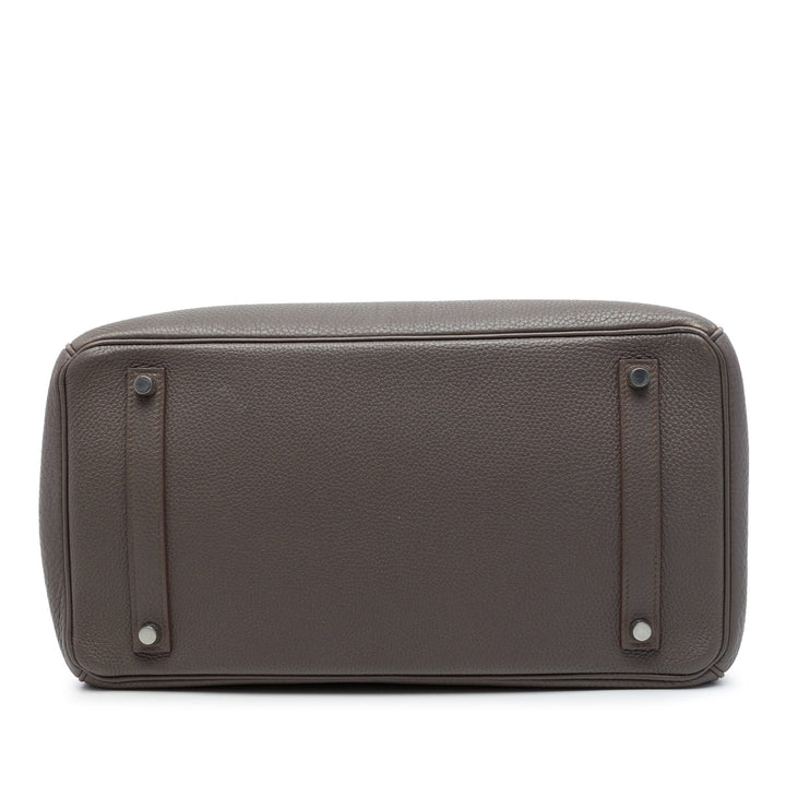 Hermès Birkin Retourne 35 Togo Gris – vue 3 – GABY PARIS