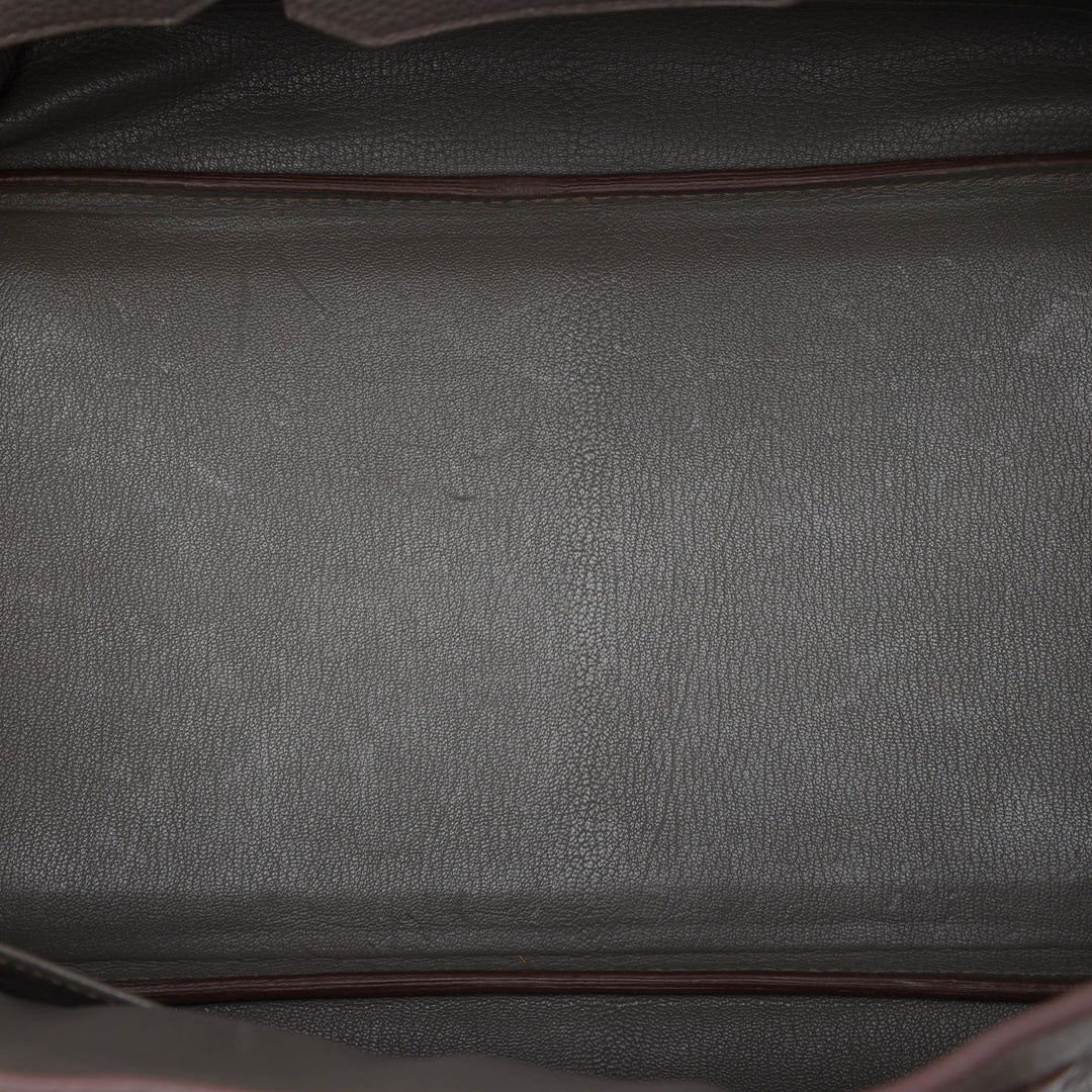 Hermès Birkin Retourne 35 Togo Gris – vue 4 – GABY PARIS