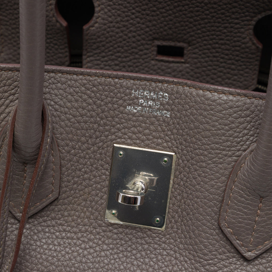 Hermès Birkin Retourne 35 Togo Gris – vue 5 – GABY PARIS