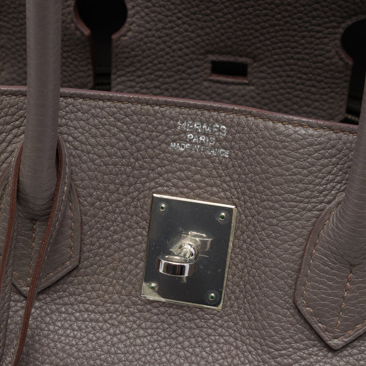Hermès Birkin Retourne 35 Togo Gris – vue 5 – GABY PARIS