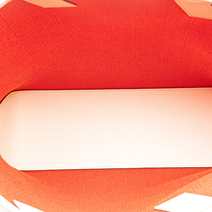 Hermès H et Cabas H en Biais 40 Cuir Swift