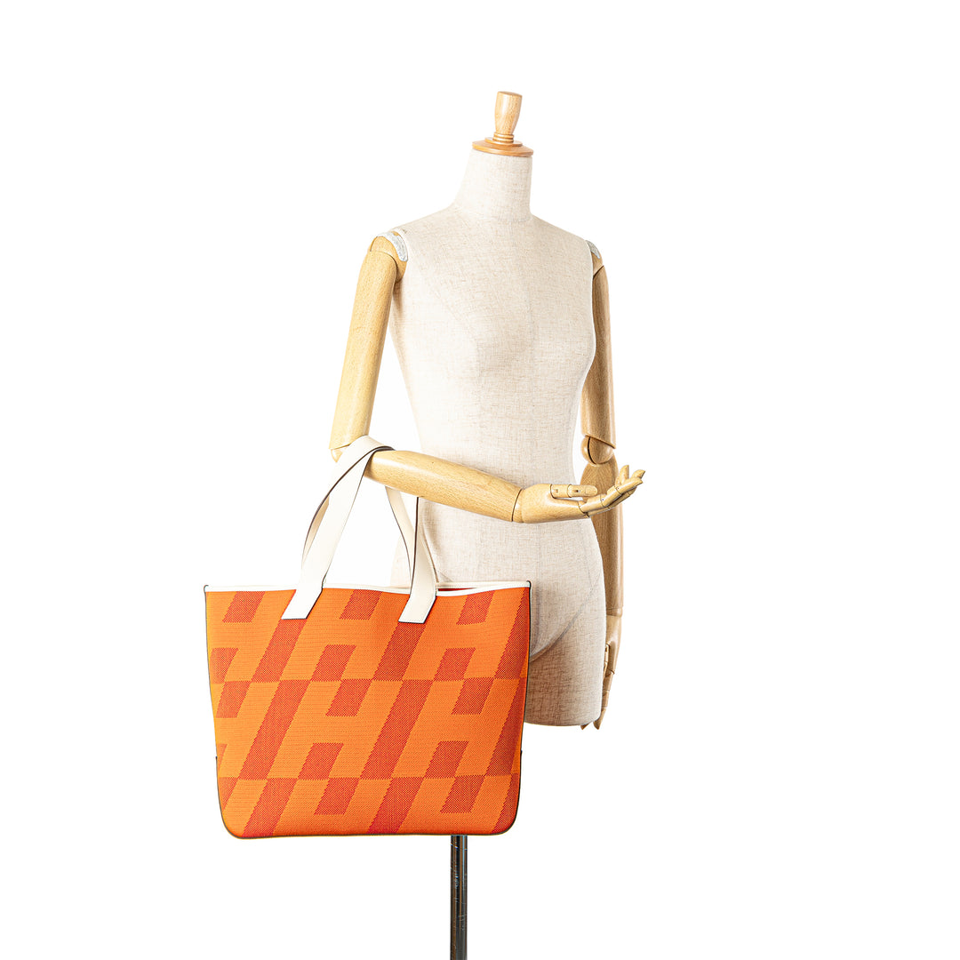 Hermès H et Cabas H en Biais 40 Cuir Swift