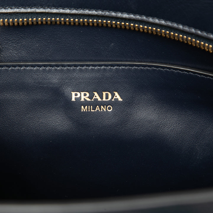 Prada Soft Veau à finitions Saffiano Lux Open Convertible Cabas