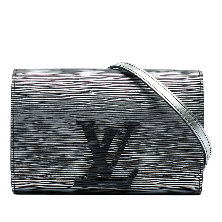 Louis Vuitton Métallisé Louise PM Épi Gris