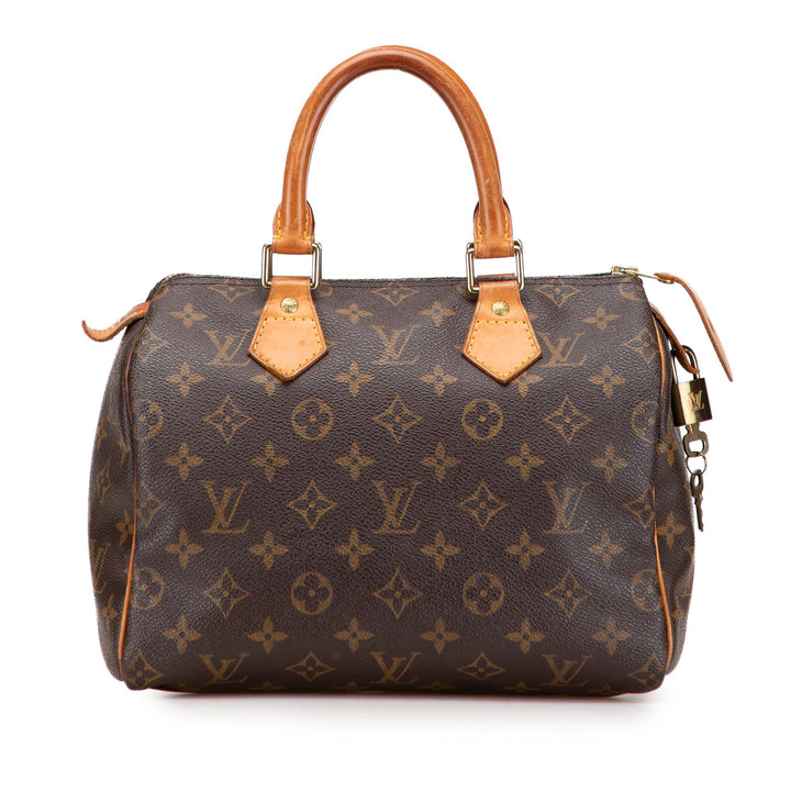 Louis Vuitton Monogram Speedy 25 Marron
