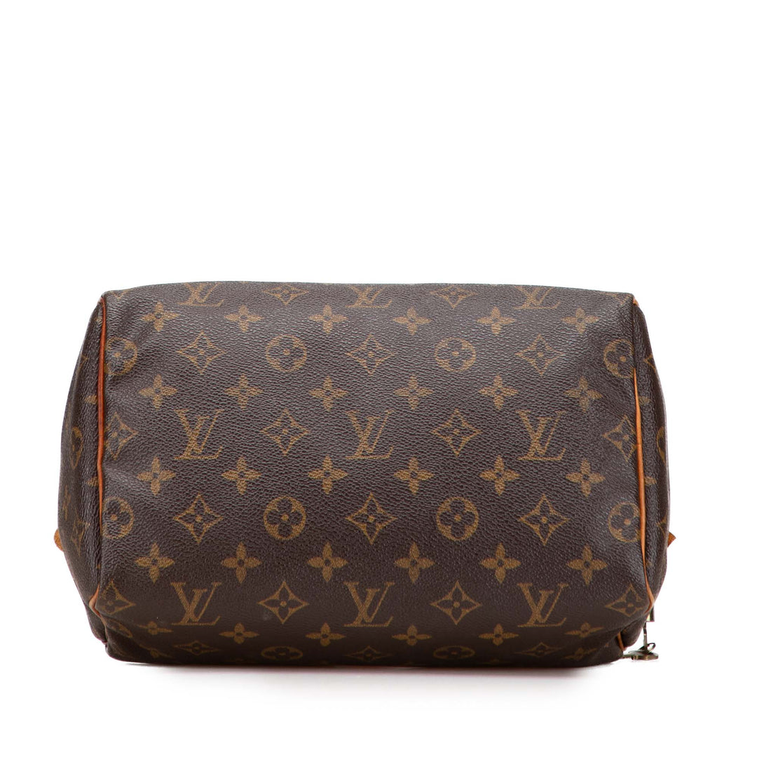 Louis Vuitton Monogram Speedy 25 Marron