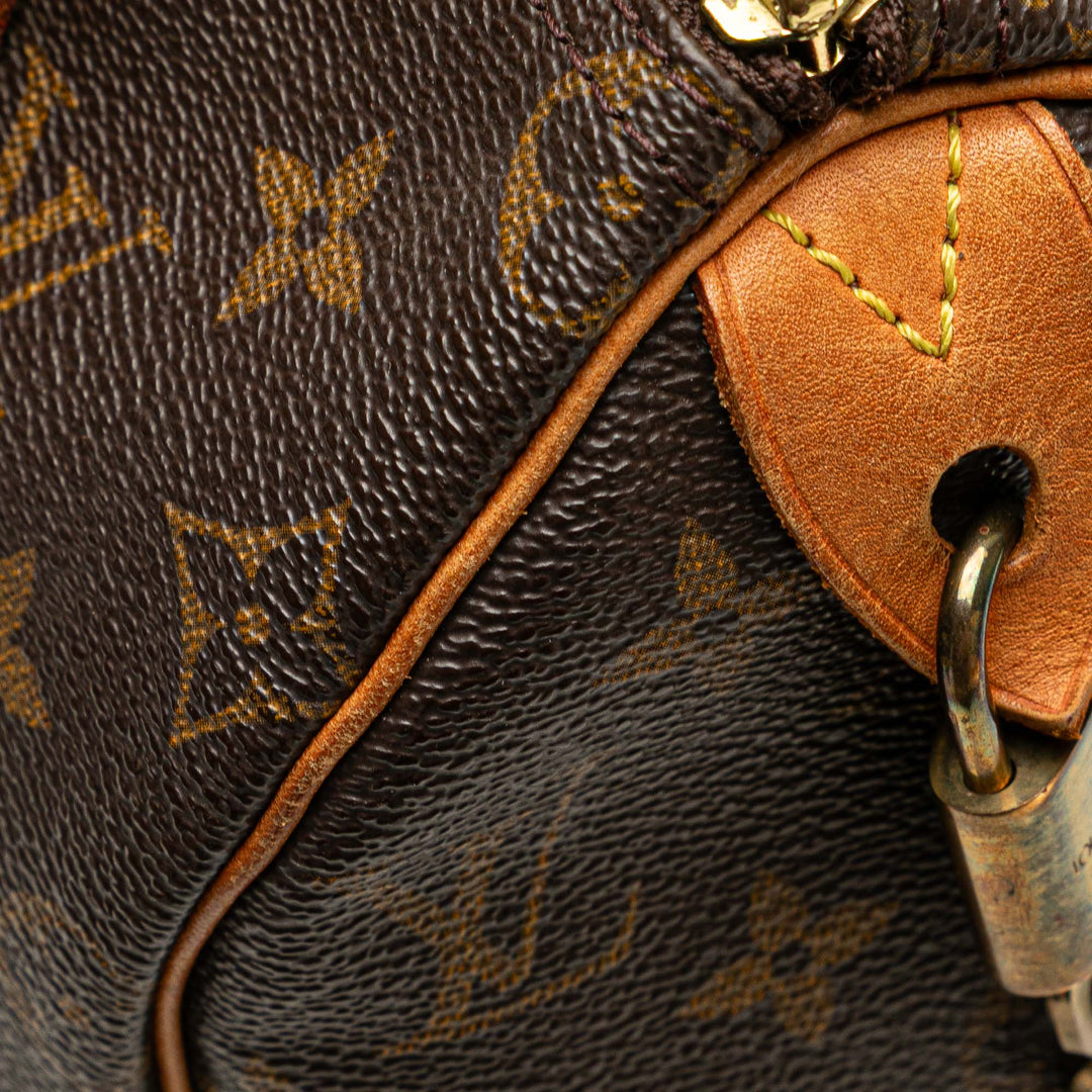 Louis Vuitton Monogram Speedy 25 Marron