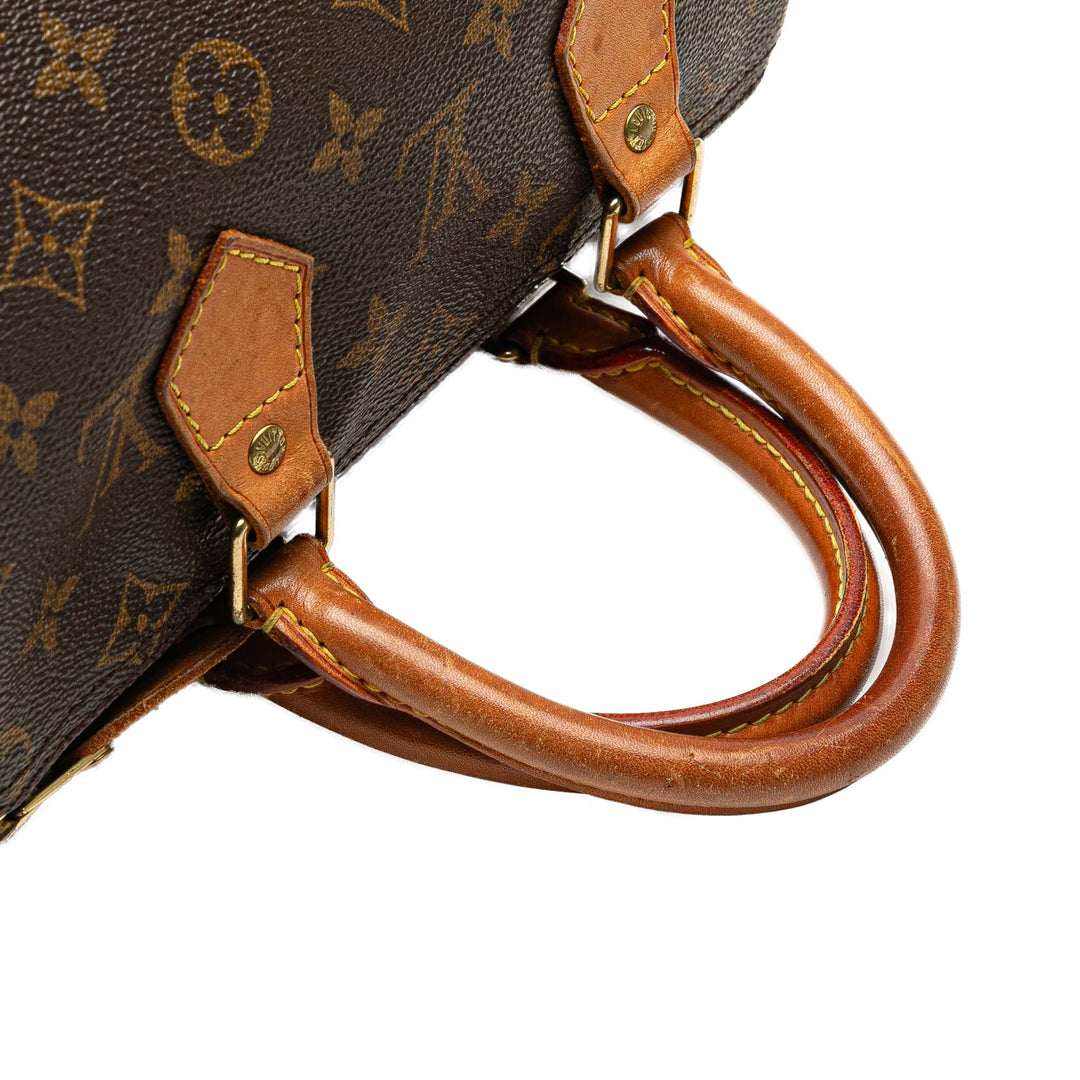 Louis Vuitton Monogram Speedy 25 Marron