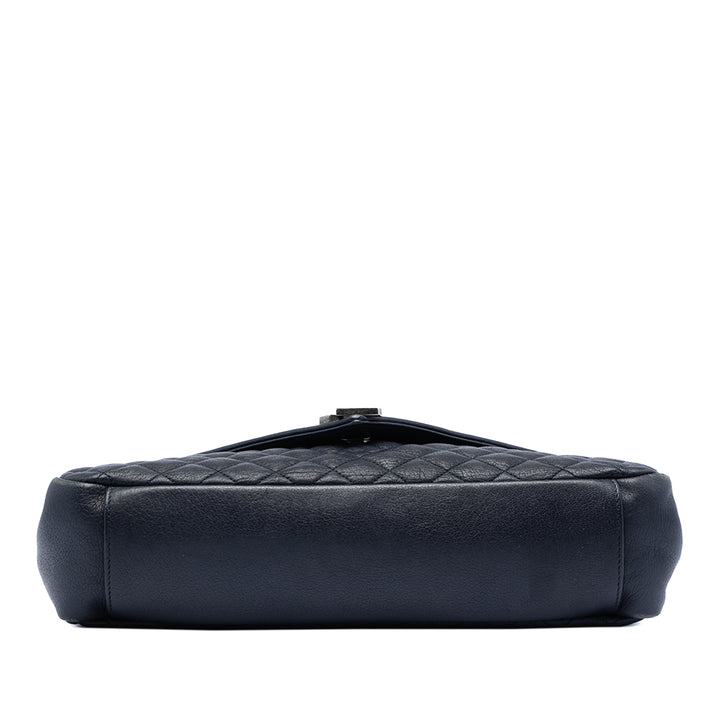 Triquilt College Sac Grand de mouton Bleu