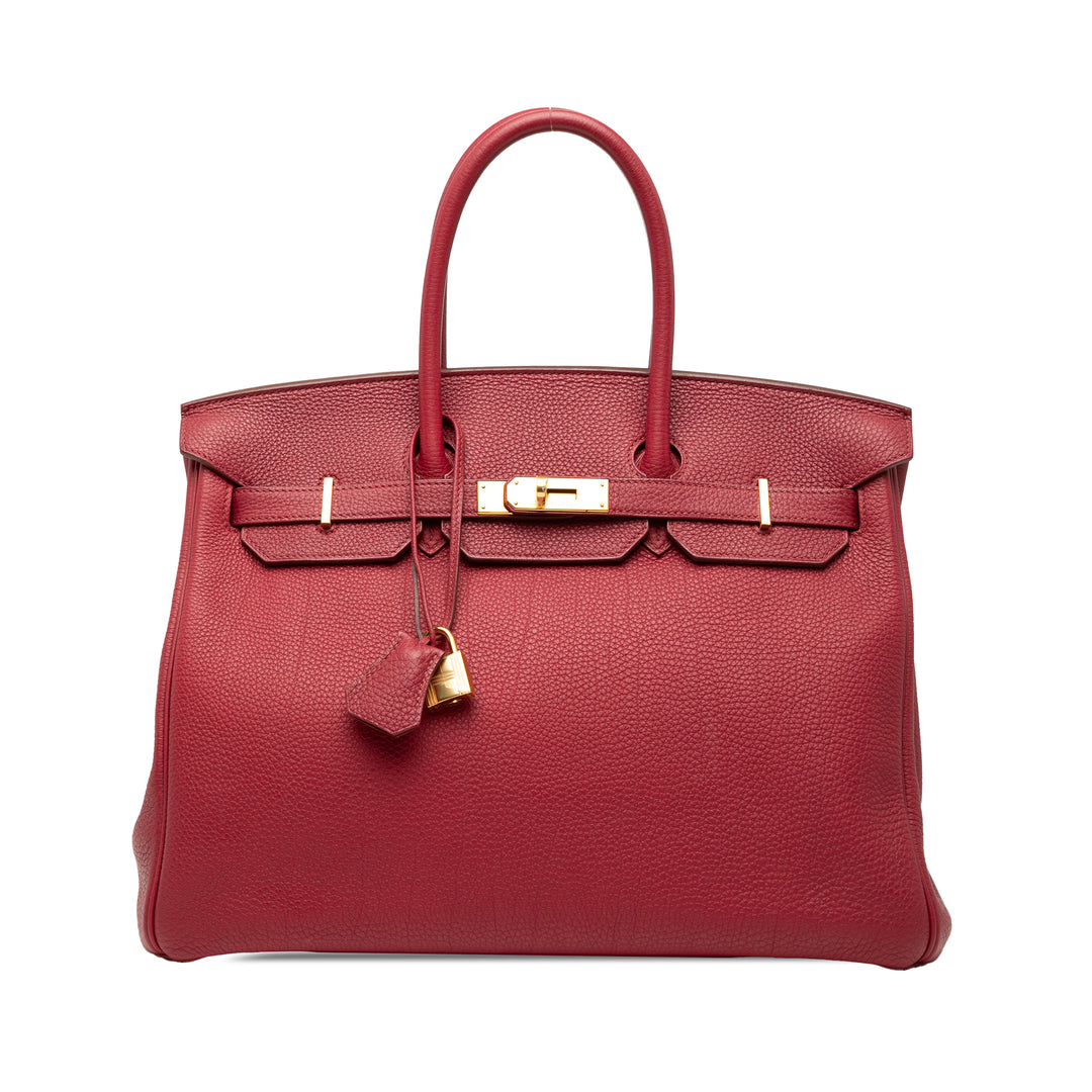 Hermès Togo Birkin Retourne 35 Rouge – GABY PARIS Authentique