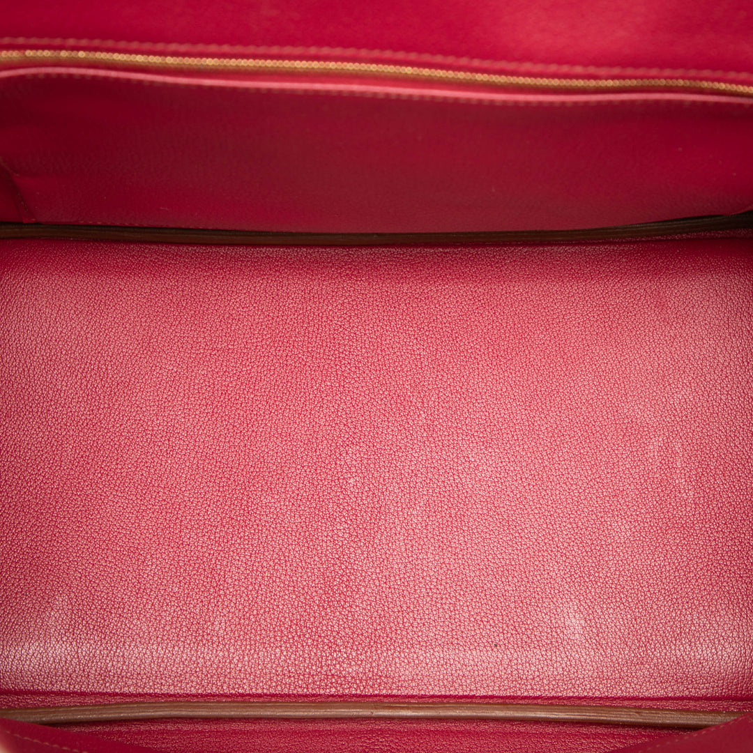 Hermès Togo Birkin Retourne 35 Rouge – GABY PARIS Authentique