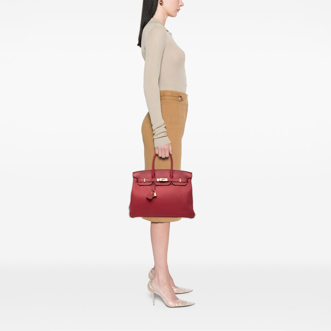 Hermès Togo Birkin Retourne 35 Rouge – GABY PARIS Authentique