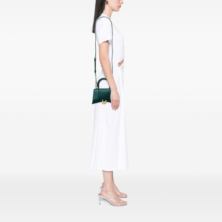 Balenciaga Satin Hourglass sac à anse supérieure XS