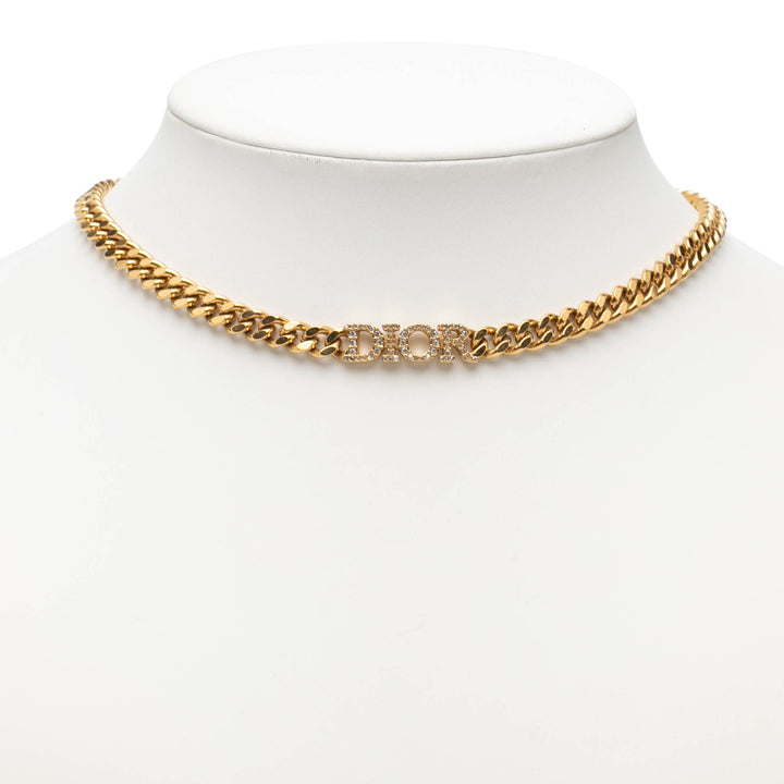 Dior plaqué Strass DioRevolution Choker Collier