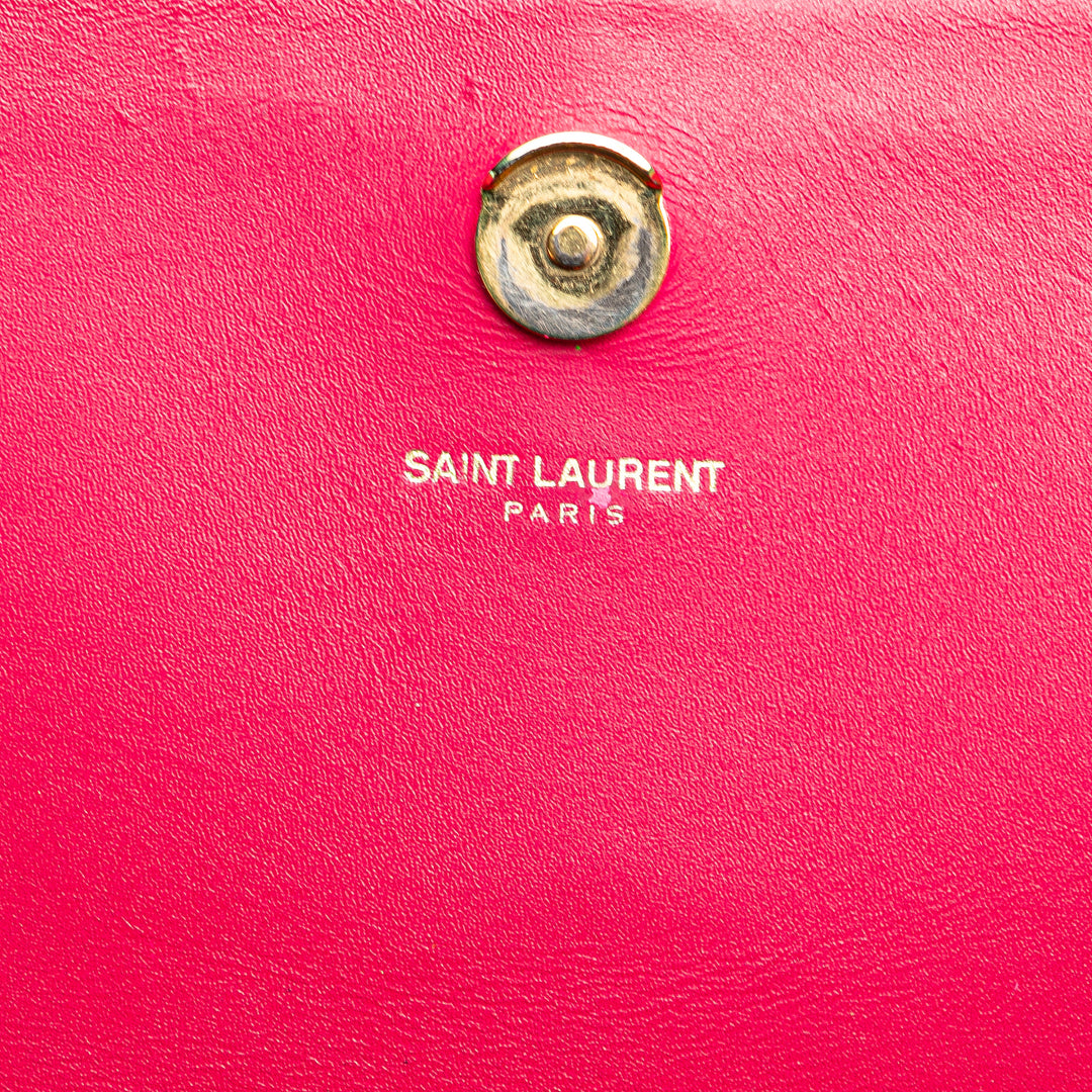 Saint Laurent Medium Smooth Cuir de veau Classic Monogram Kate Tassel Sac porté croisé