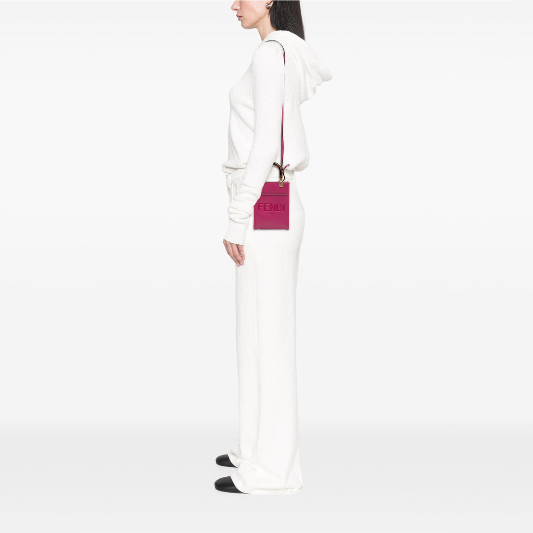 Fendi Mini Cuir Sunshine Shopper Cabas