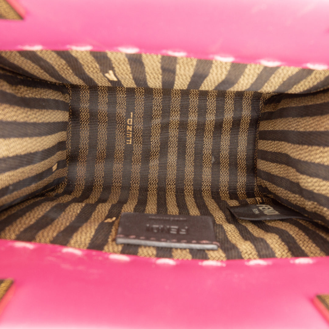 Fendi Mini Cuir Sunshine Shopper Cabas