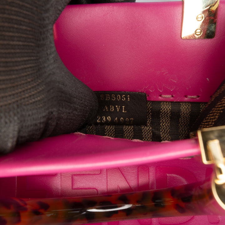 Fendi Mini Cuir Sunshine Shopper Cabas