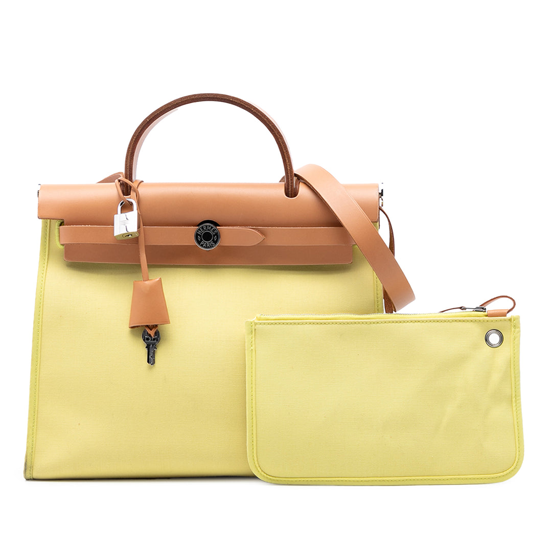 Hermès Toile Herbag Zip 31