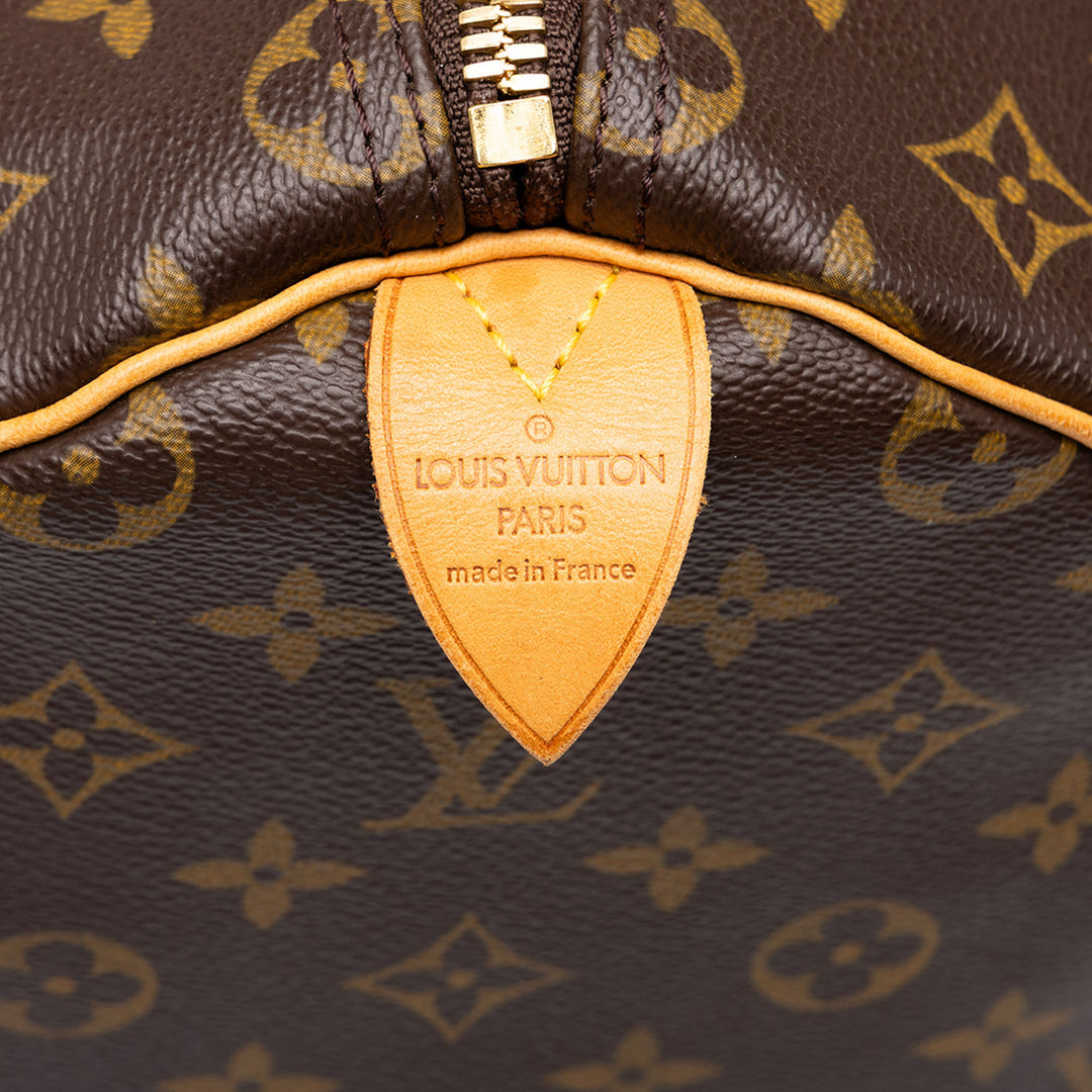 Louis Vuitton Sac de voyage Keepall 50 Monogram Marron – vue 5 – GABY PARIS