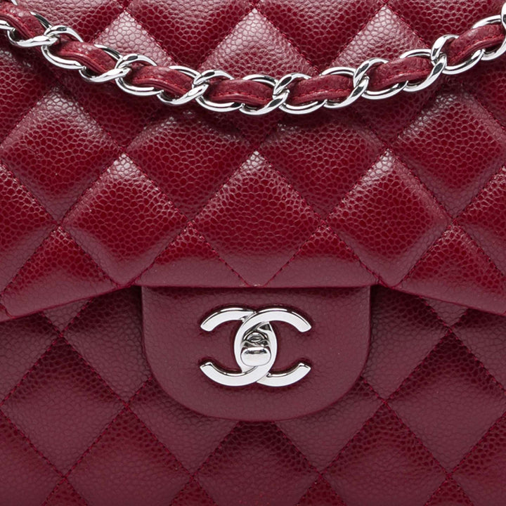 Chanel Jumbo Classic Caviar Double rabat