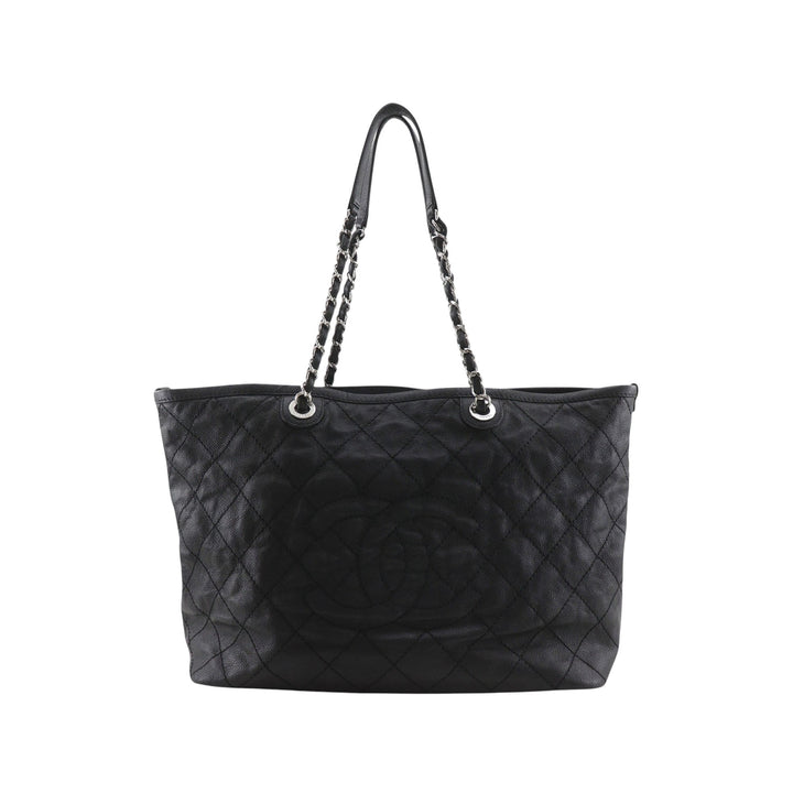 Matelassé Daily Cabas Moyen Cuir caviar Noir