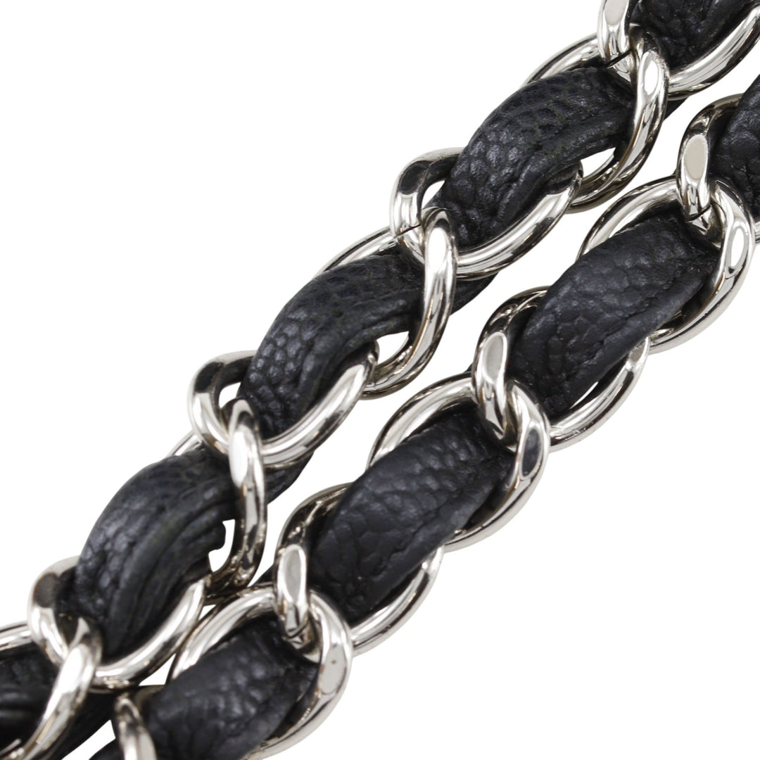 Matelassé Daily Cabas Moyen Cuir caviar Noir