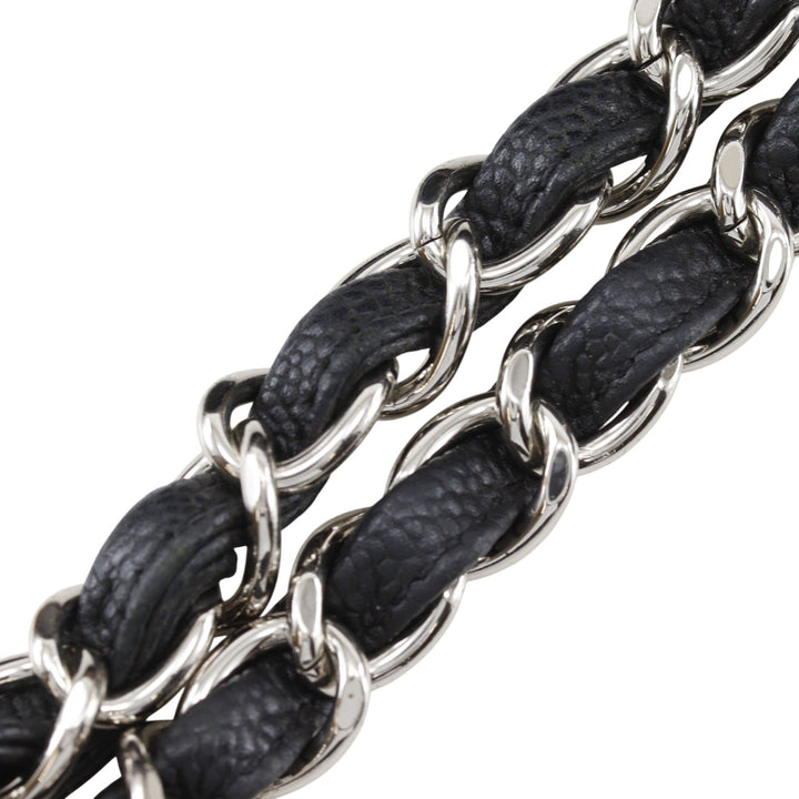 Matelassé Daily Cabas Moyen Cuir caviar Noir