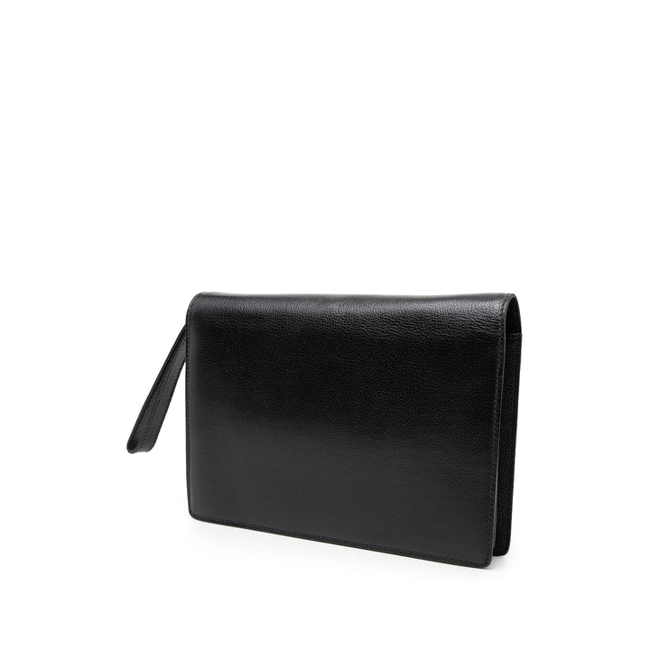 Gucci Cuir de veau Interlocking G Padlock Wristlet Pochette