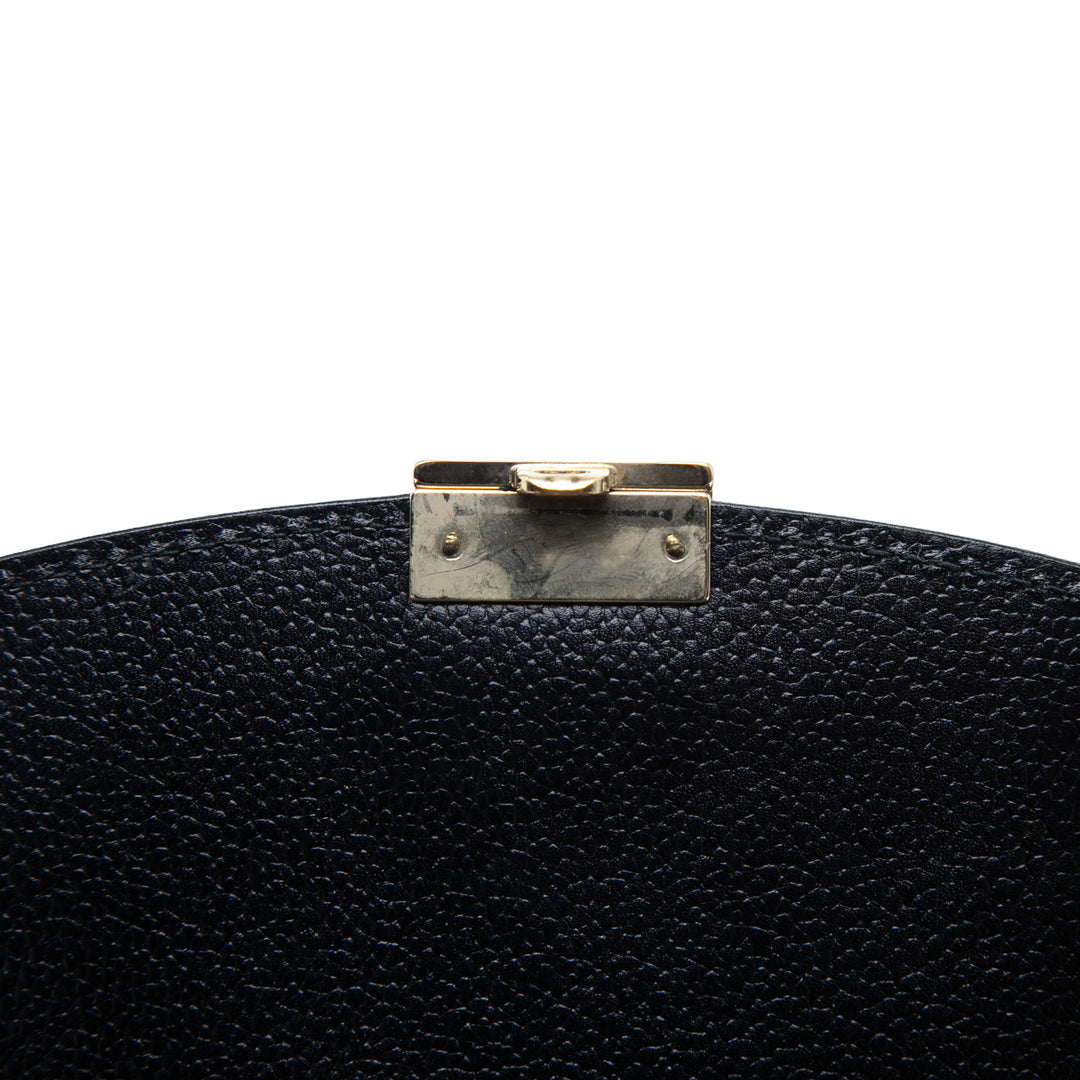Gucci Cuir de veau Interlocking G Padlock Wristlet Pochette